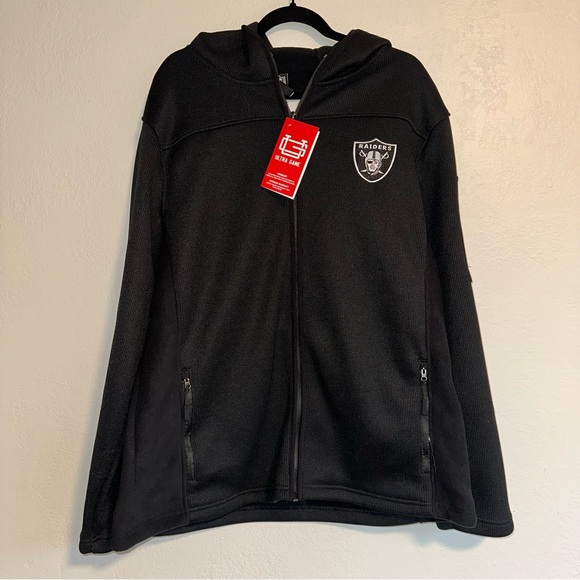 Ultra Game Other - New with tags Las Vegas Raiders Zip-Up Hoodie